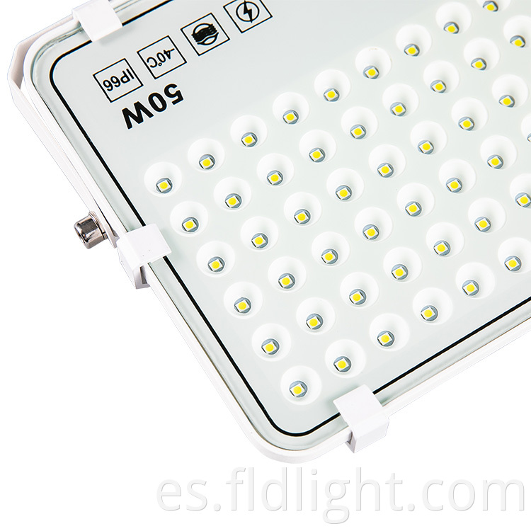 High brightness led light with glass